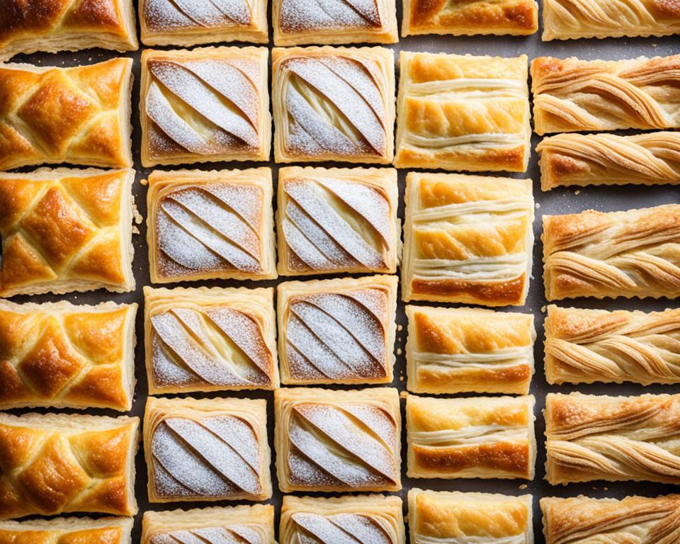 flaky pastry and puff pastry comparison