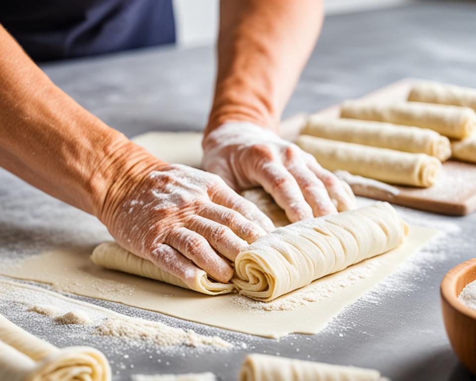 Baking with gluten-free puff pastry