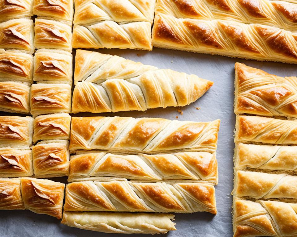 Comparison of Flaky and Puff Pastry