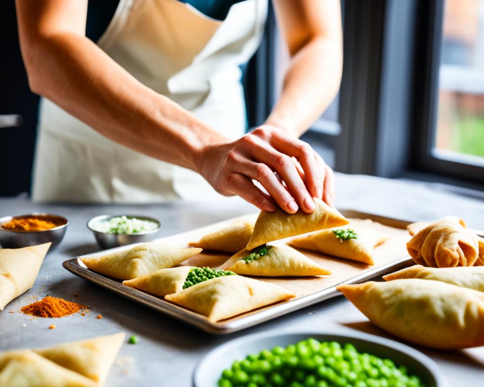 Crafting Indian Samosas