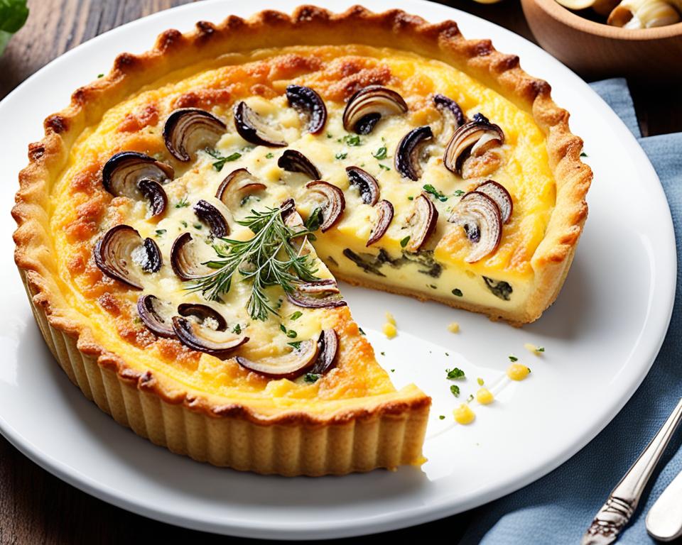 Delicious French Quiche Creamy Egg Custard