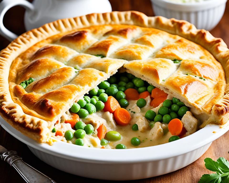 Homemade Flaky Chicken Pot Pie Recipe