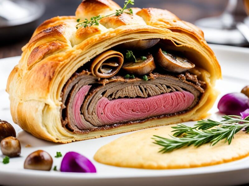 Flaky Beef Wellington