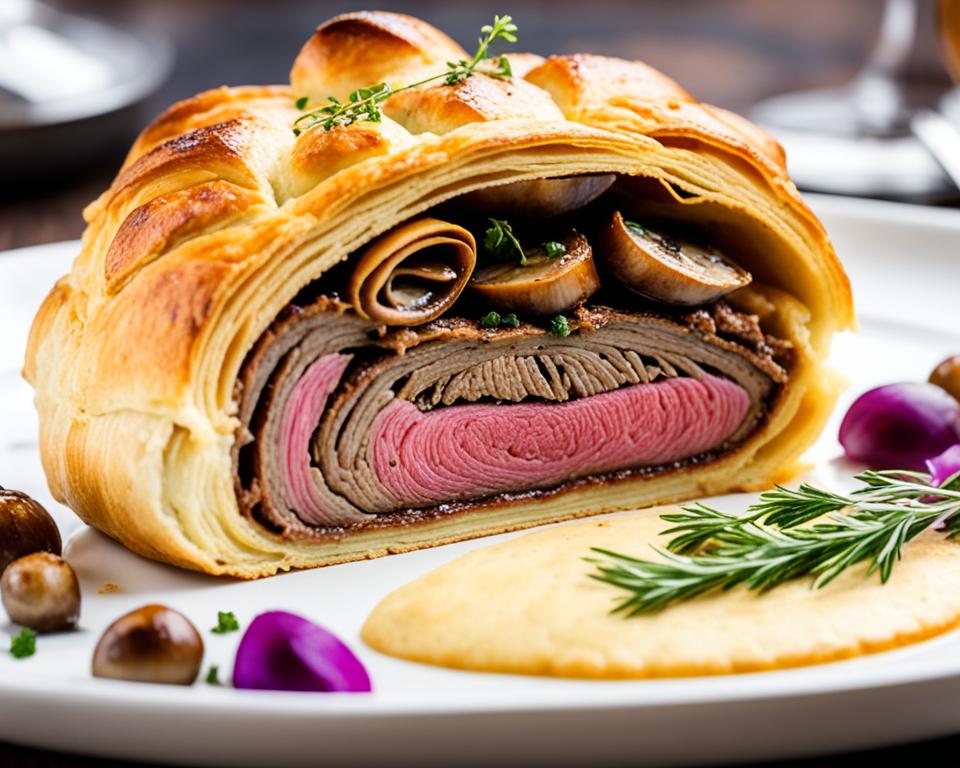 Flaky Beef Wellington