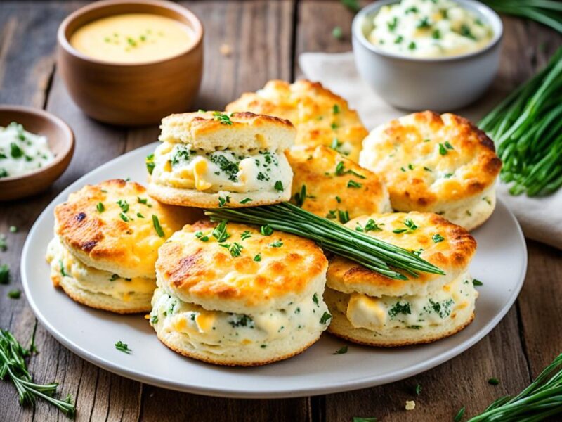 Flaky Cheddar and Chive Biscuit Recipe