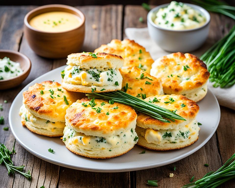Flaky Cheddar and Chive Biscuit Recipe