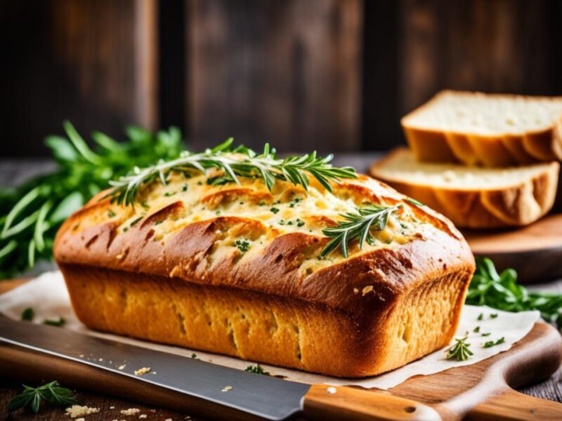 Flaky Cheesy Herb Bread Recipe