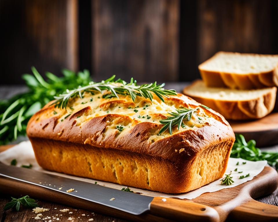 Flaky Cheesy Herb Bread Recipe