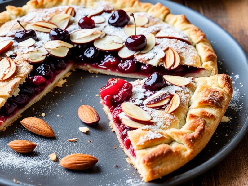 Flaky Cherry Almond Galette Recipe