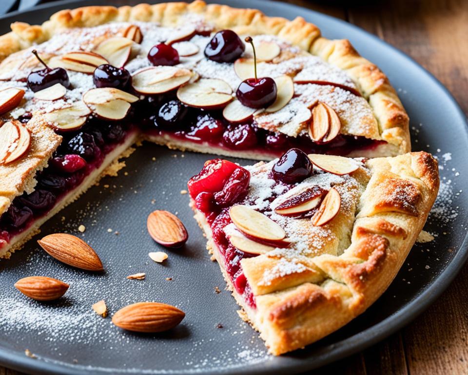 Flaky Cherry Almond Galette Recipe