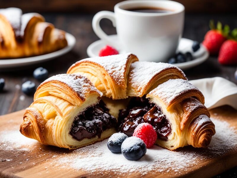 Flaky Chocolate Croissants Recipe