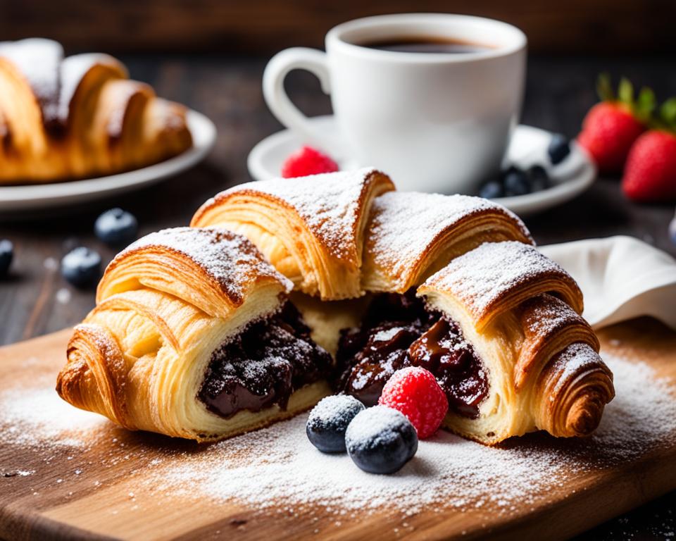 Flaky Chocolate Croissants Recipe