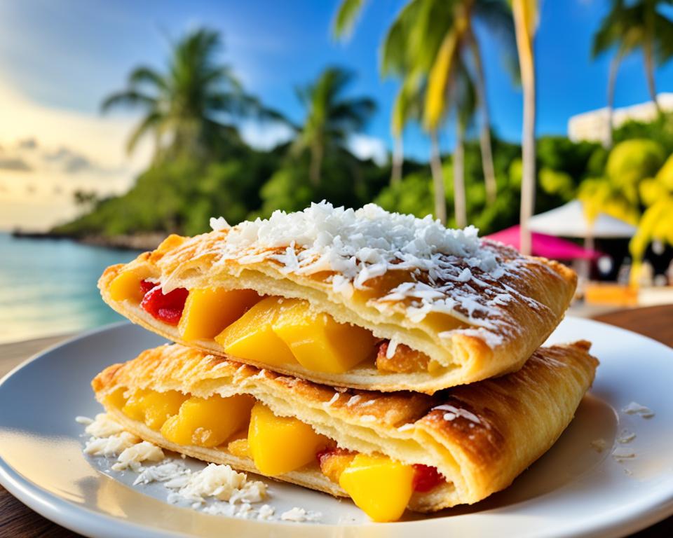 Flaky Coconut Mango Turnovers Recipe