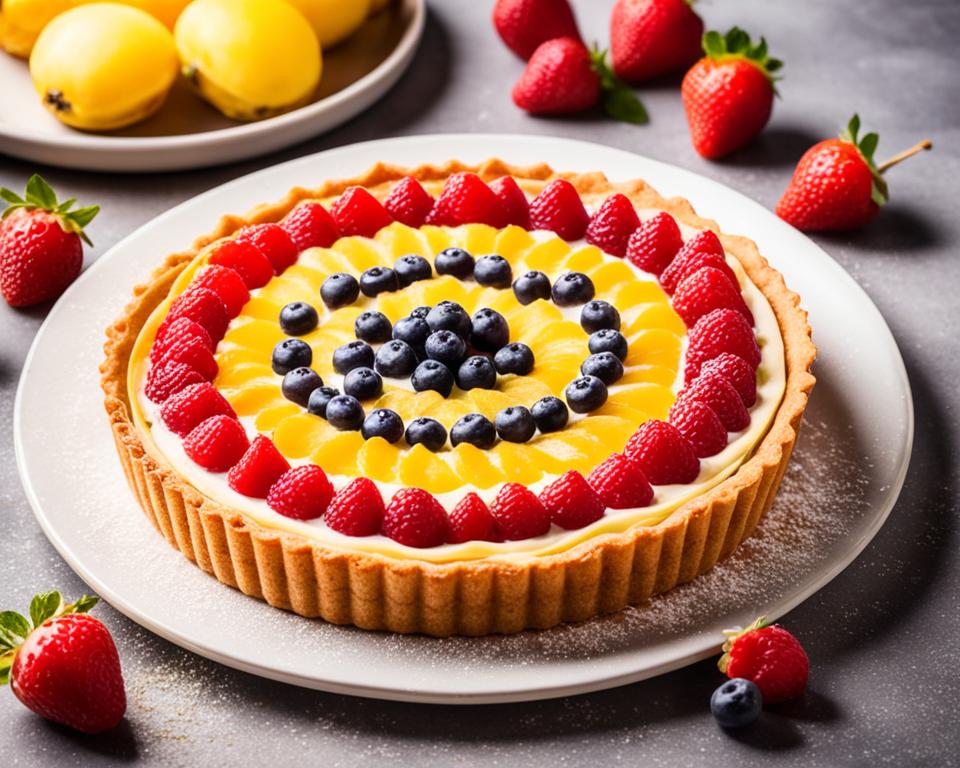 Flaky Dessert Tart Ready for Baking