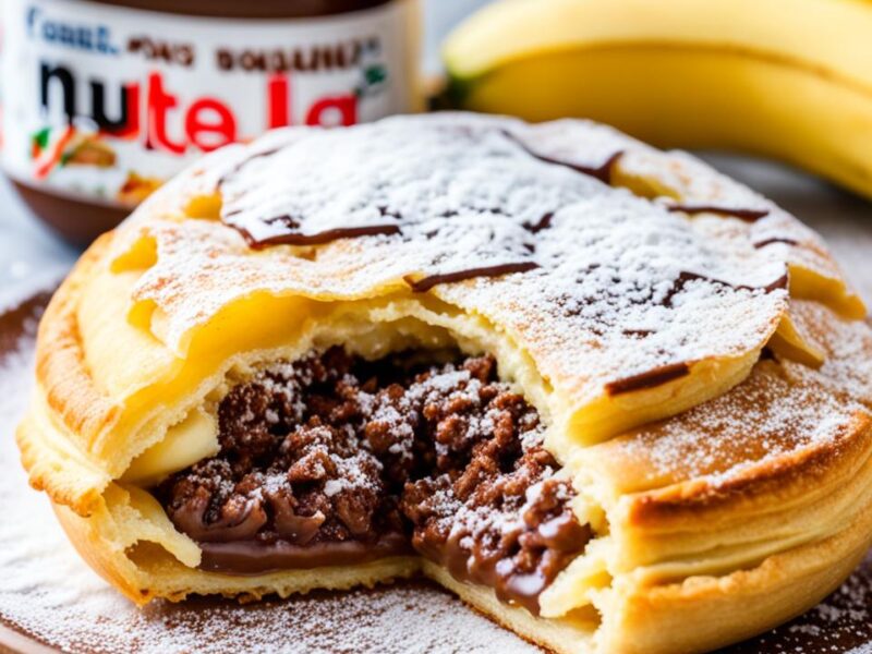 Flaky Nutella Banana Puff Pastry Pockets Recipe