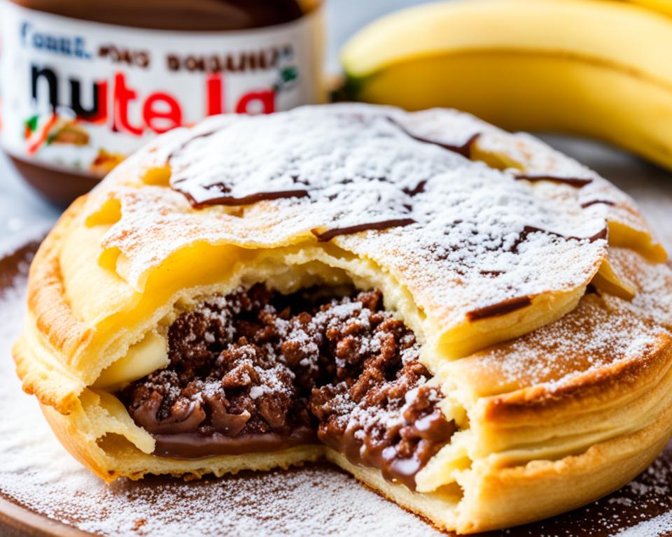 Flaky Nutella Banana Puff Pastry Pockets Recipe