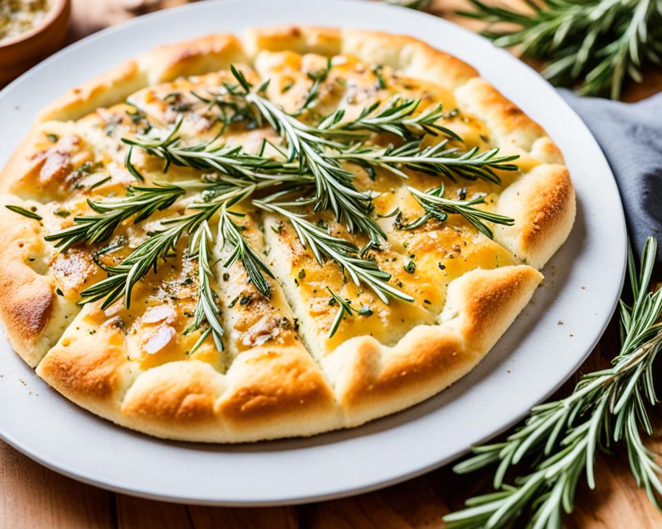 Flaky Rosemary and Garlic Focaccia Bread