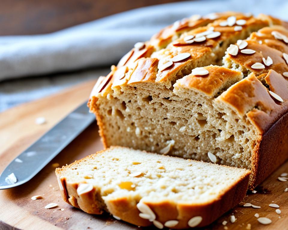 Flaky Whole Wheat Honey Oat Bread Recipe