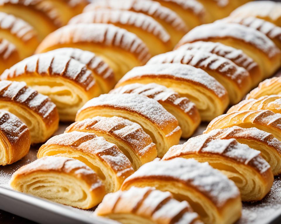Flaky and Crisp French Pastries