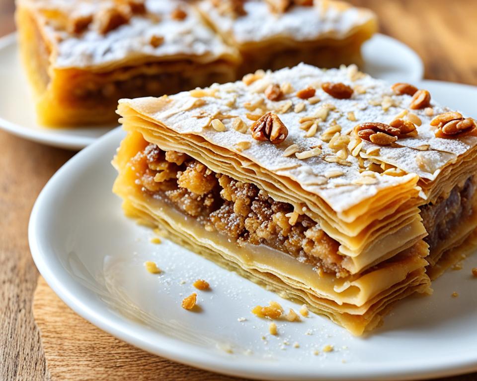 Homemade Baklava Layers