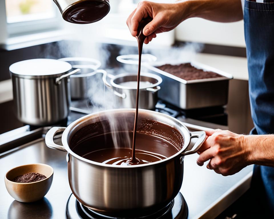 Homemade Chocolate Fillings Preparation