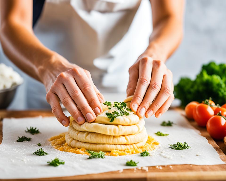 Homemade Flaky Snack Preparation