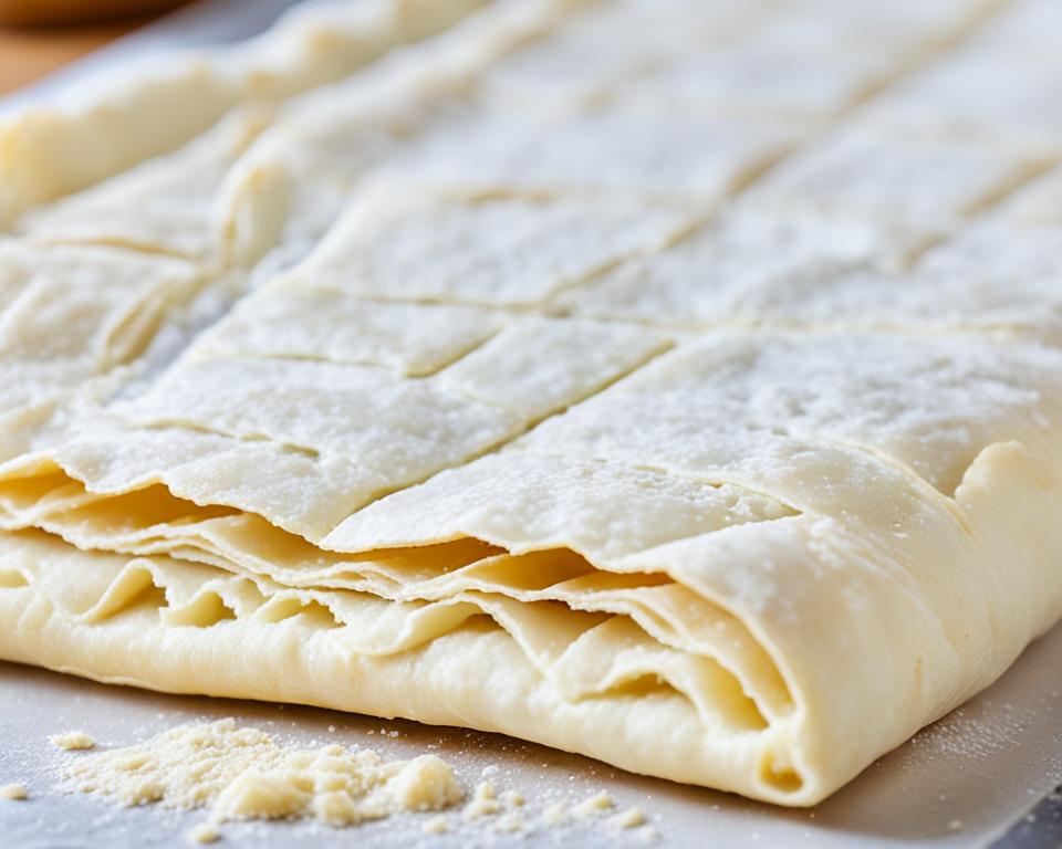 Homemade Puff Pastry Texture