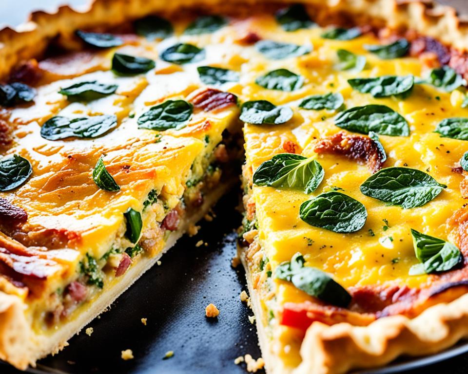 Homemade Quiche with Flaky Crust