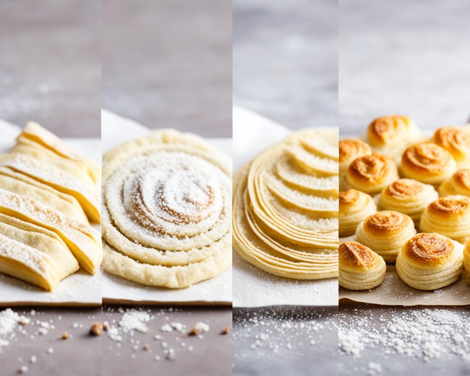 Making gluten-free rough puff pastry