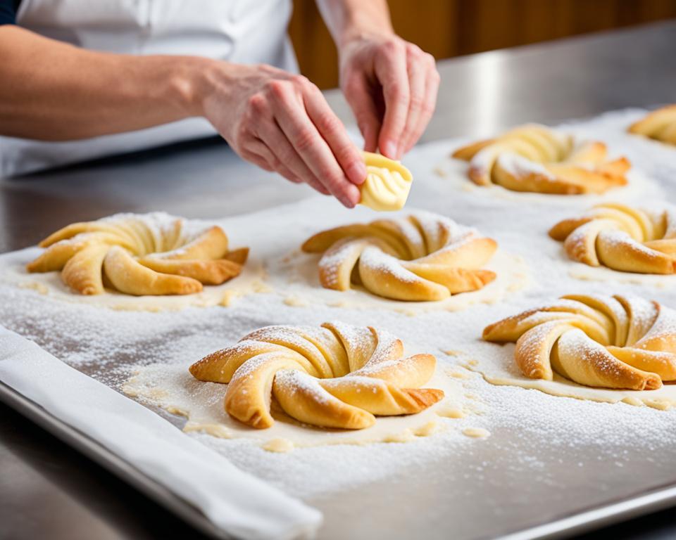 Shaping Danish Pastry
