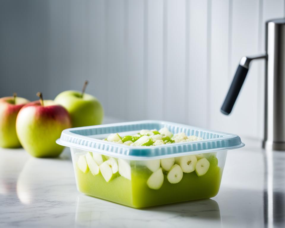 Storing Apple Dessert