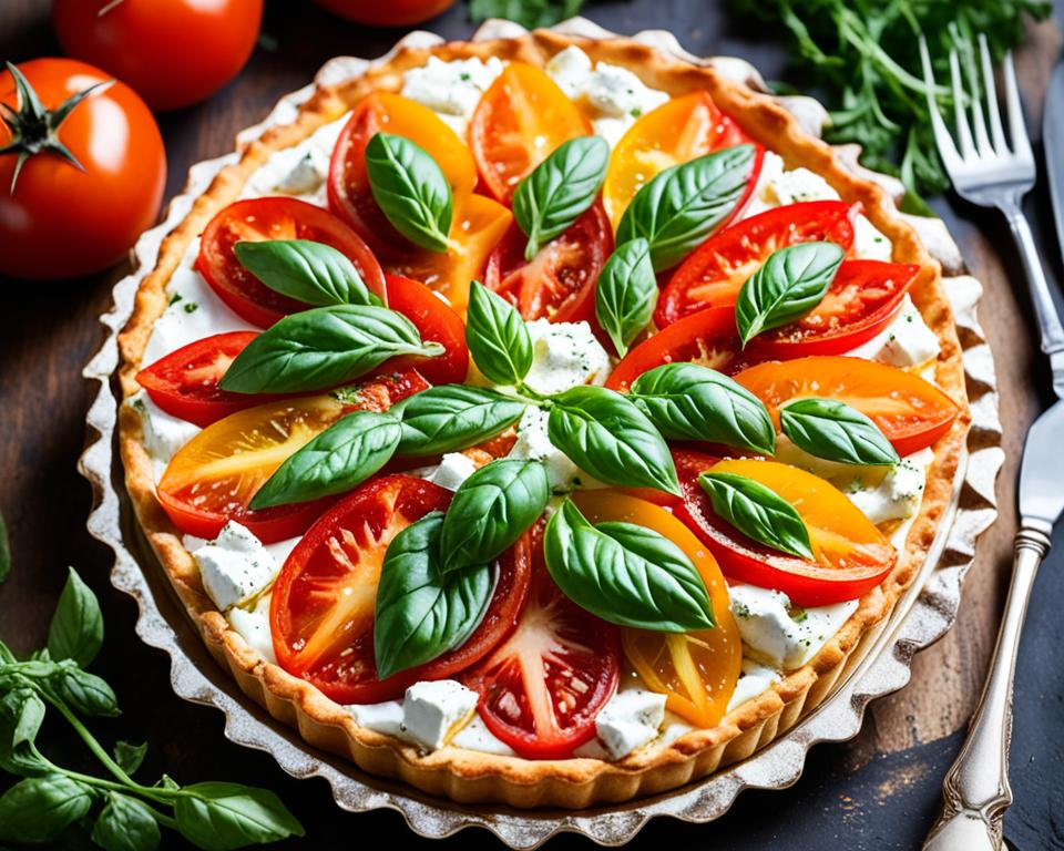 Tomato and Goat Cheese Tart