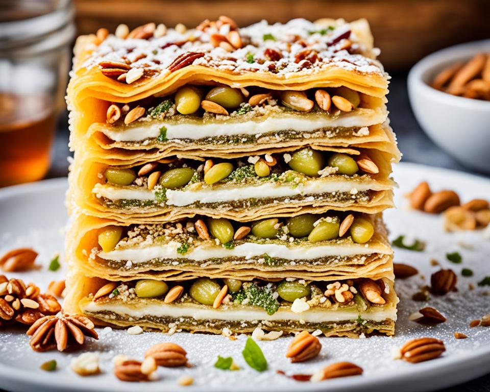 Traditional Greek Baklava Preparation