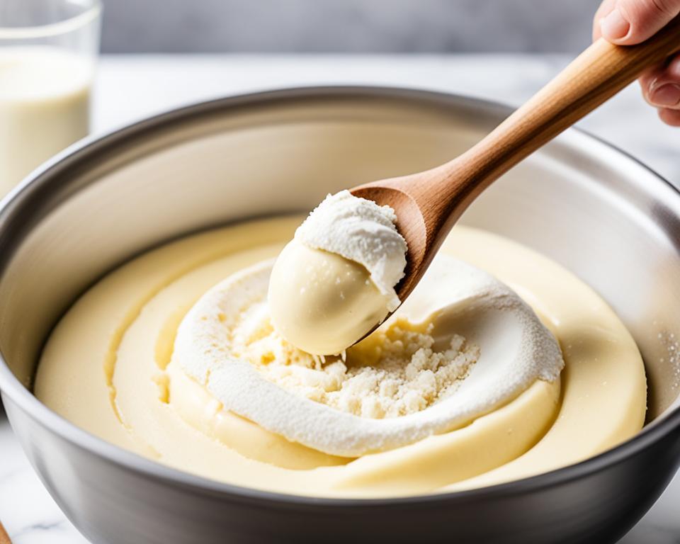 Vanilla Bean Pastry Cream Preparation