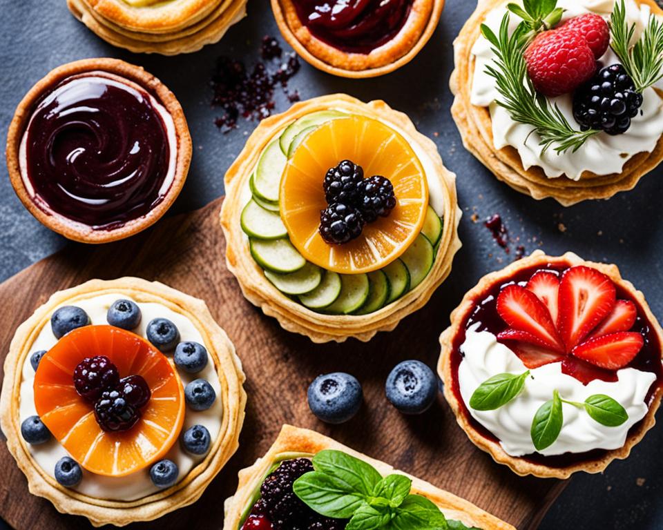 Variations of Puff Pastry Tart Fillings
