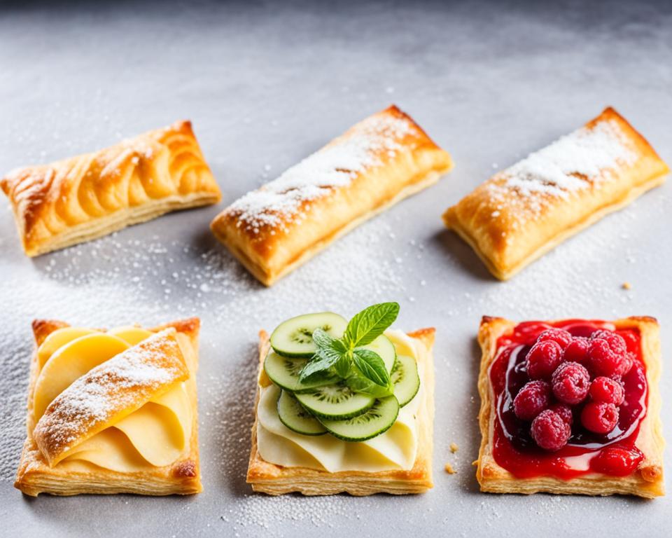 What are the 3 types of puff pastry?