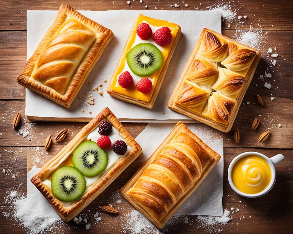 What are the 6 main types of pastry?