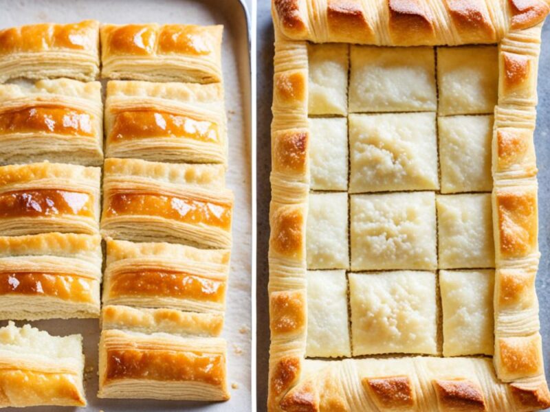 What is difference between flaky and puff pastry?