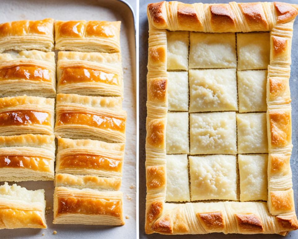 What is difference between flaky and puff pastry?