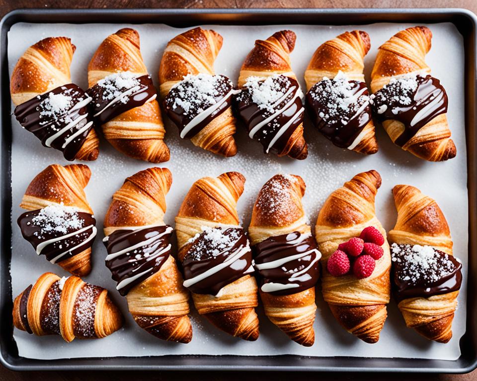 chocolate croissant variations