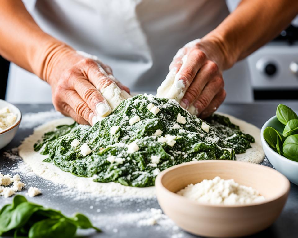 crafting a savory spinach pie