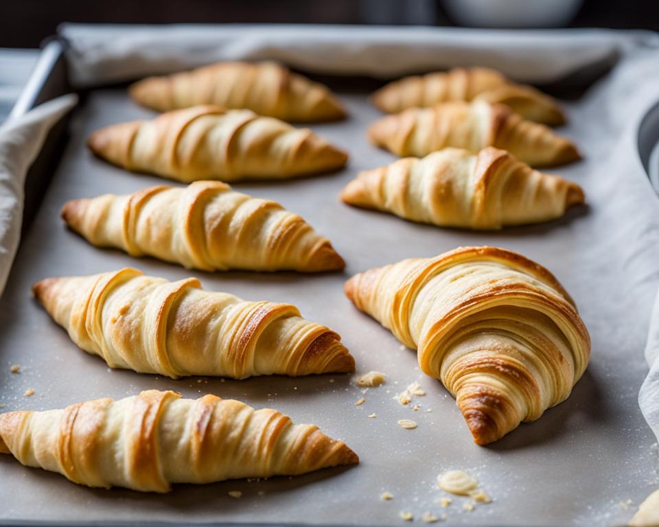 croissant baking process