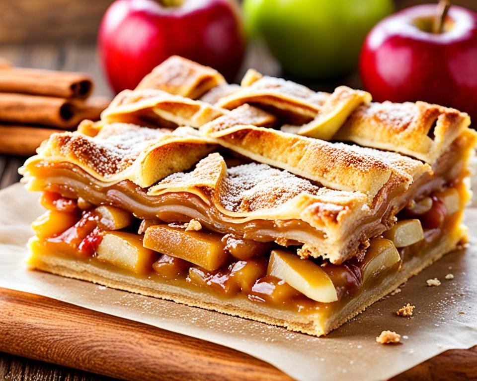 flaky apple pie bars