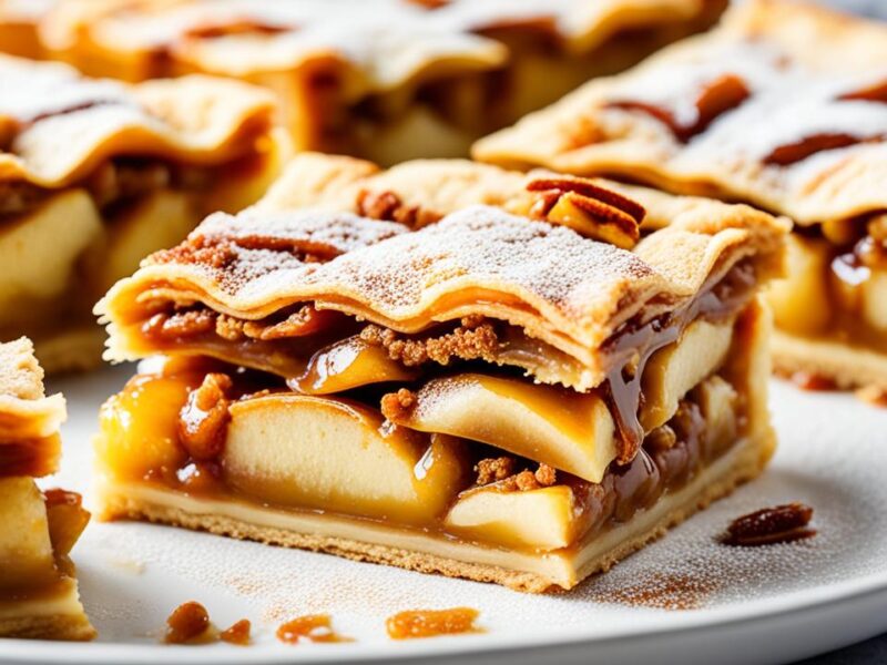 flaky apple pie bars