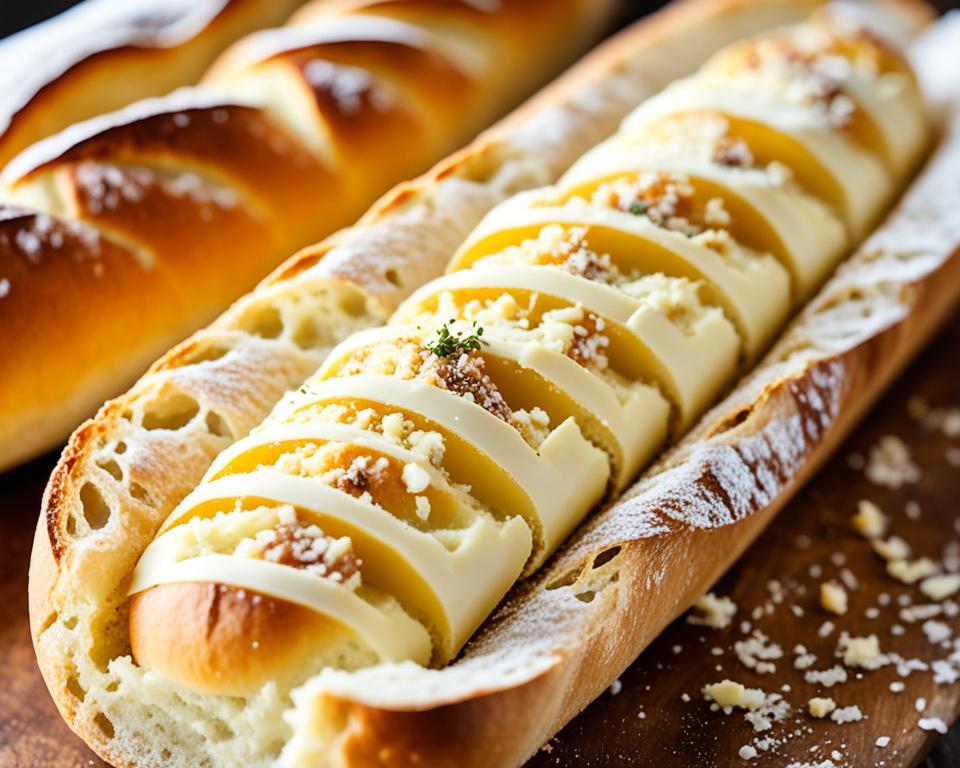 flaky classic French baguette