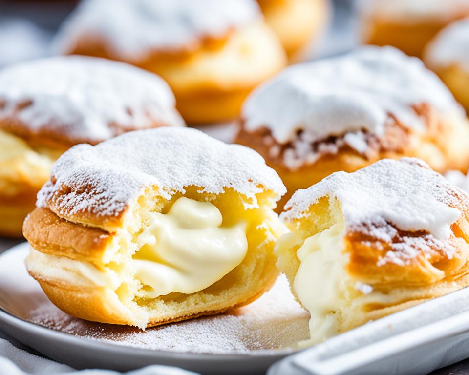 homemade cream puffs