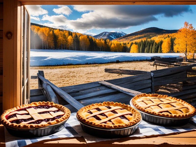 pies with flaky crust