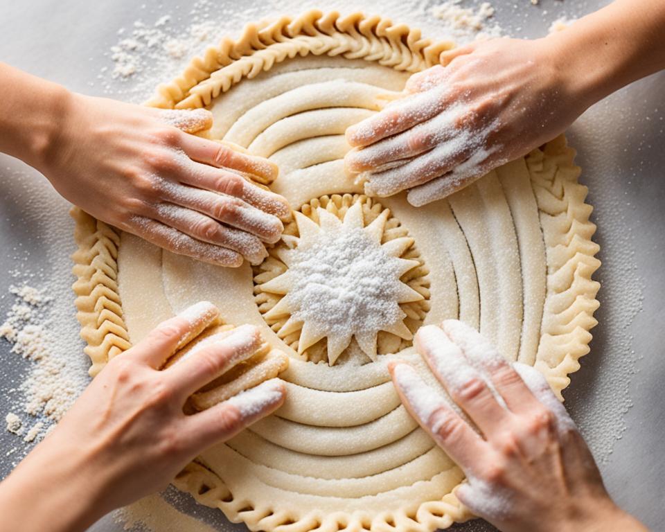 sealing pastry dough edges