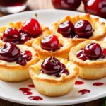 Flaky Brie cherry pastry cups