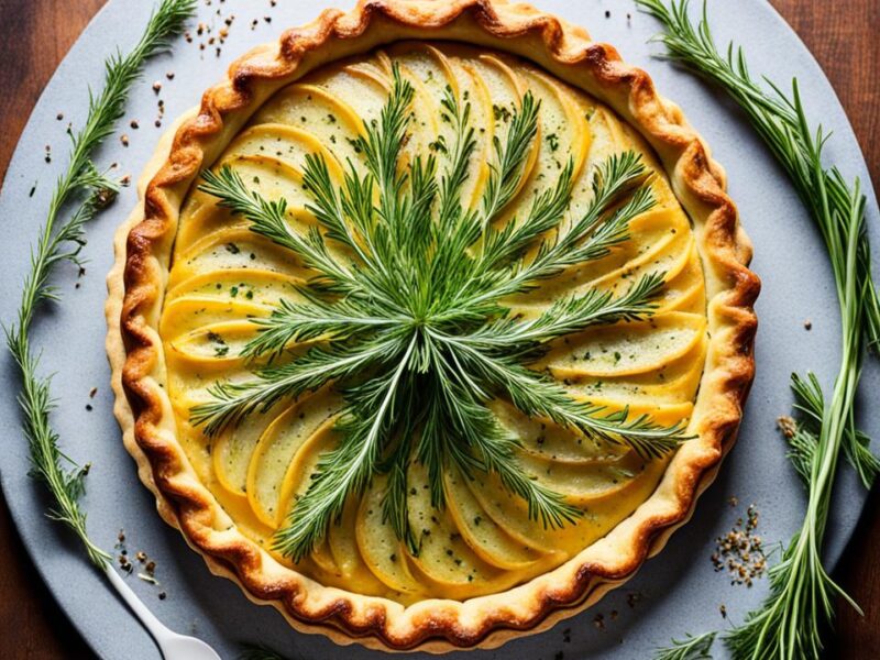 Flaky Caramelized fennel tarts